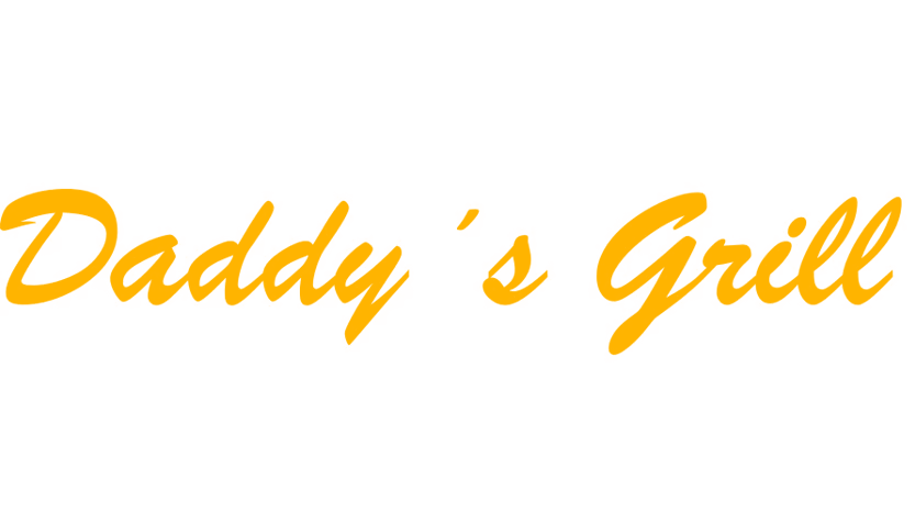 Daddy's Grill logo gold